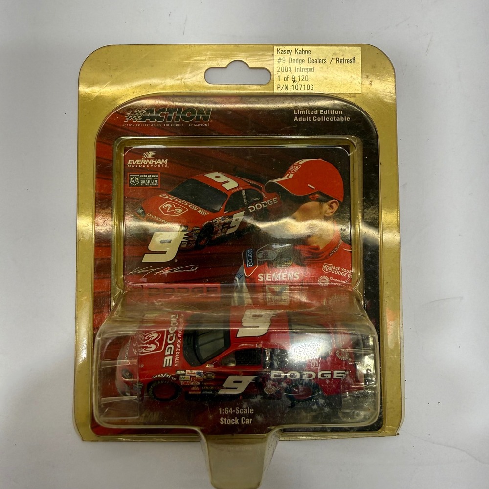Action Kasey Kahne 9 Dodge Dealers 2004 Intrepid 1:64 Diecast Car 107106 New